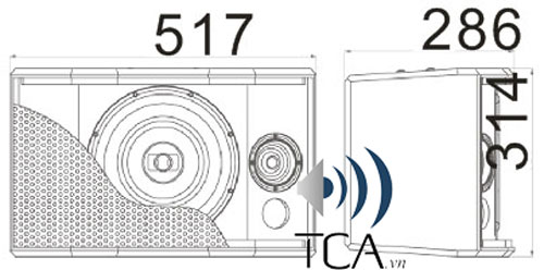Loa treo tường Karaoke Soundking 150W SK-310