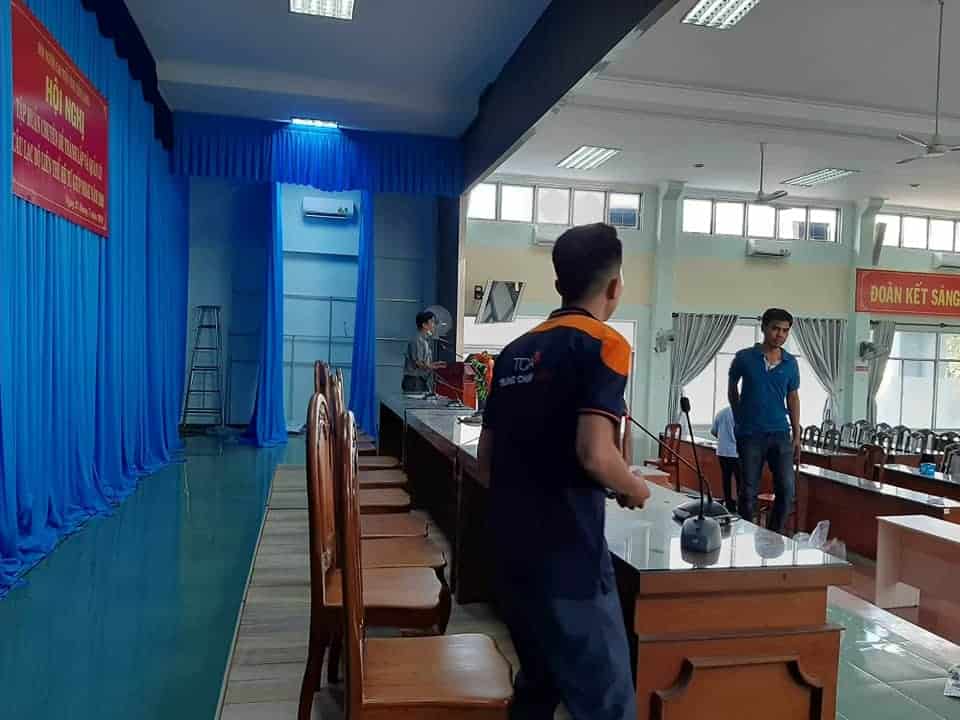 Thi công âm thanh hội trường phòng họp Cai Lậy